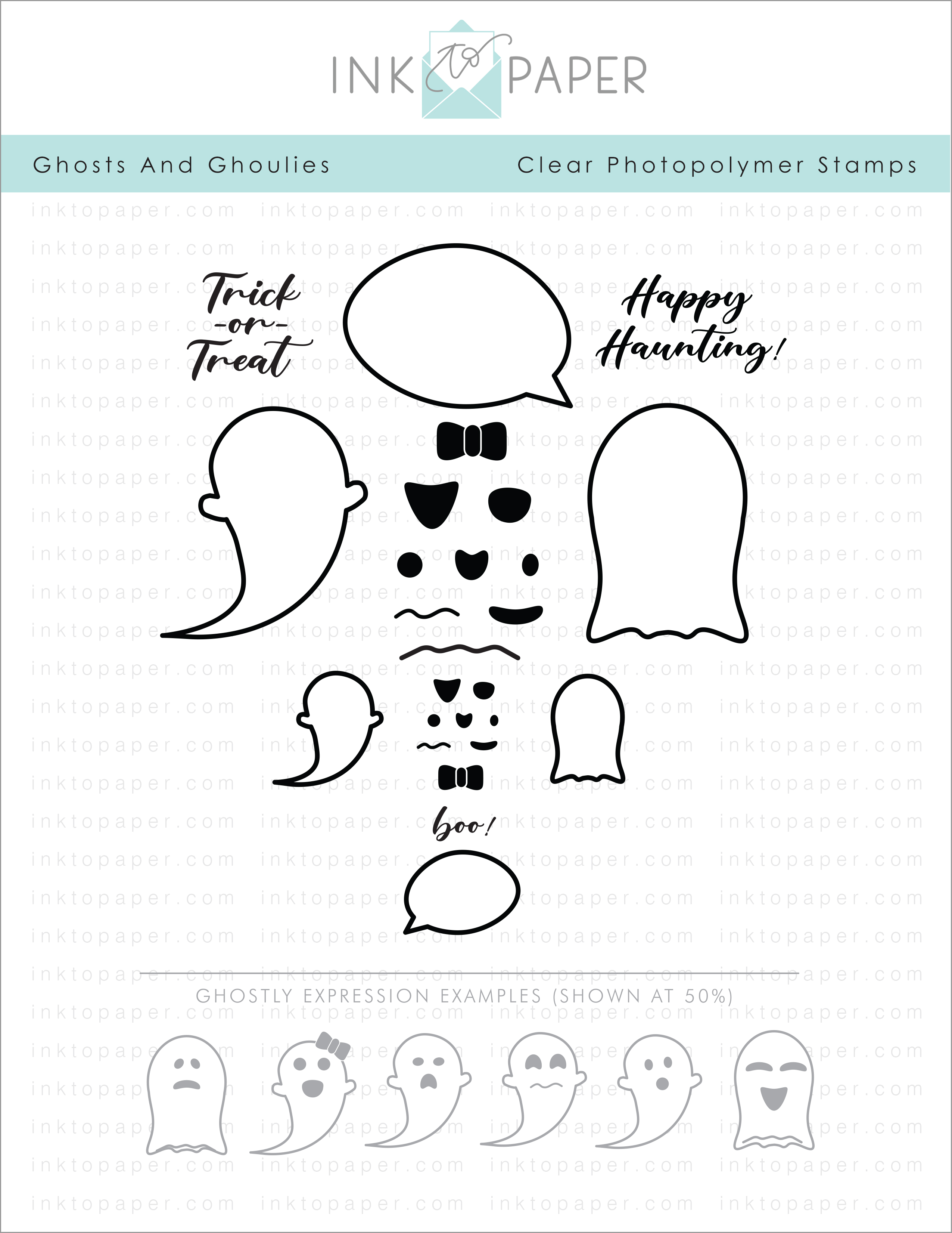 Ghosts & Ghoulies Stamp Set