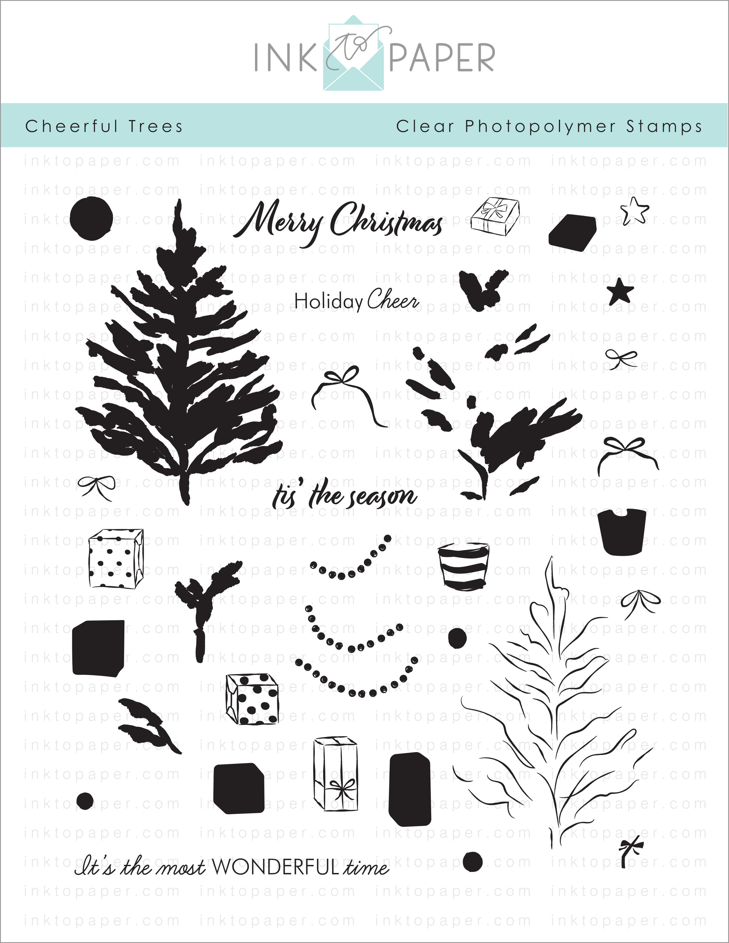 Cheerful Tree Stamp Set