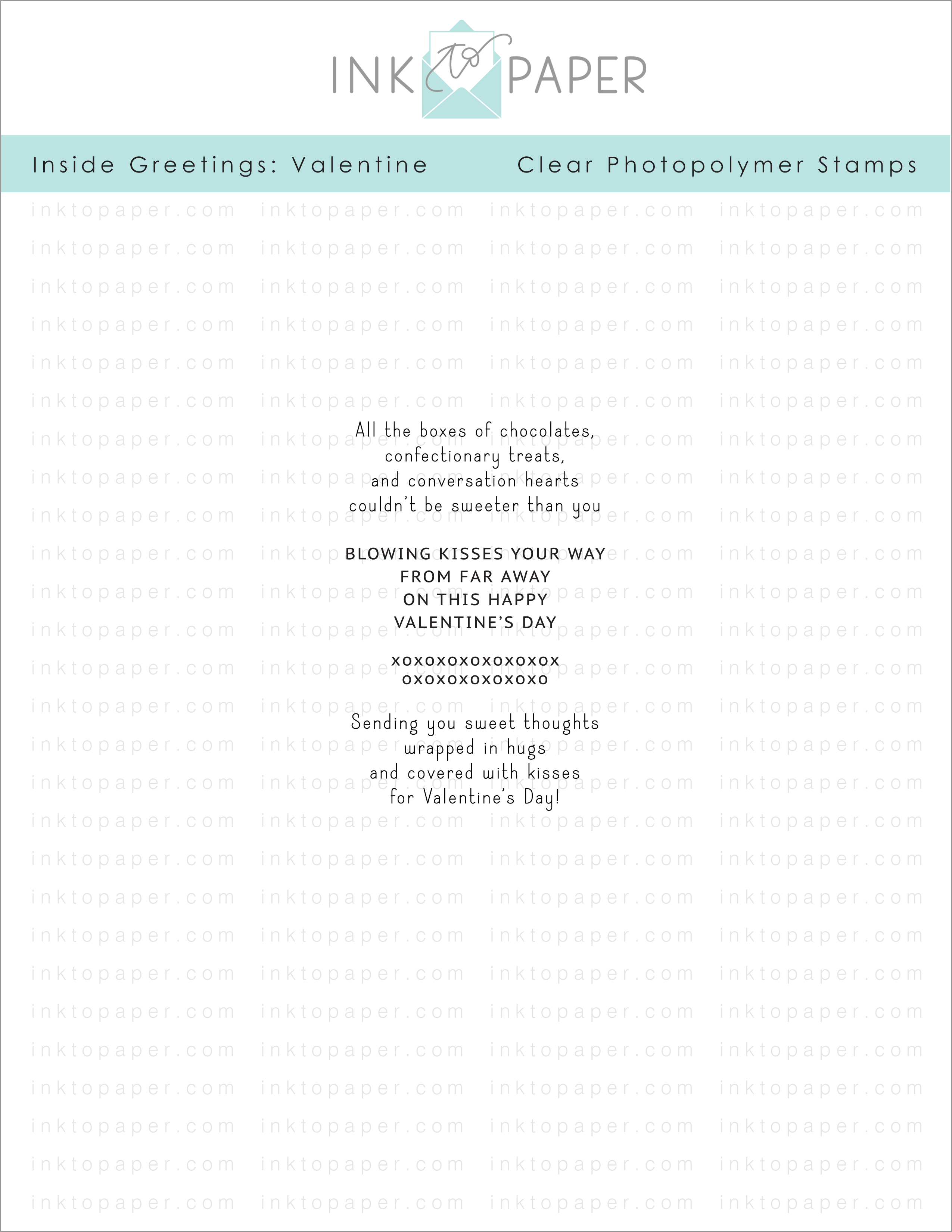 Inside Greetings: Valentine Mini Stamp Set