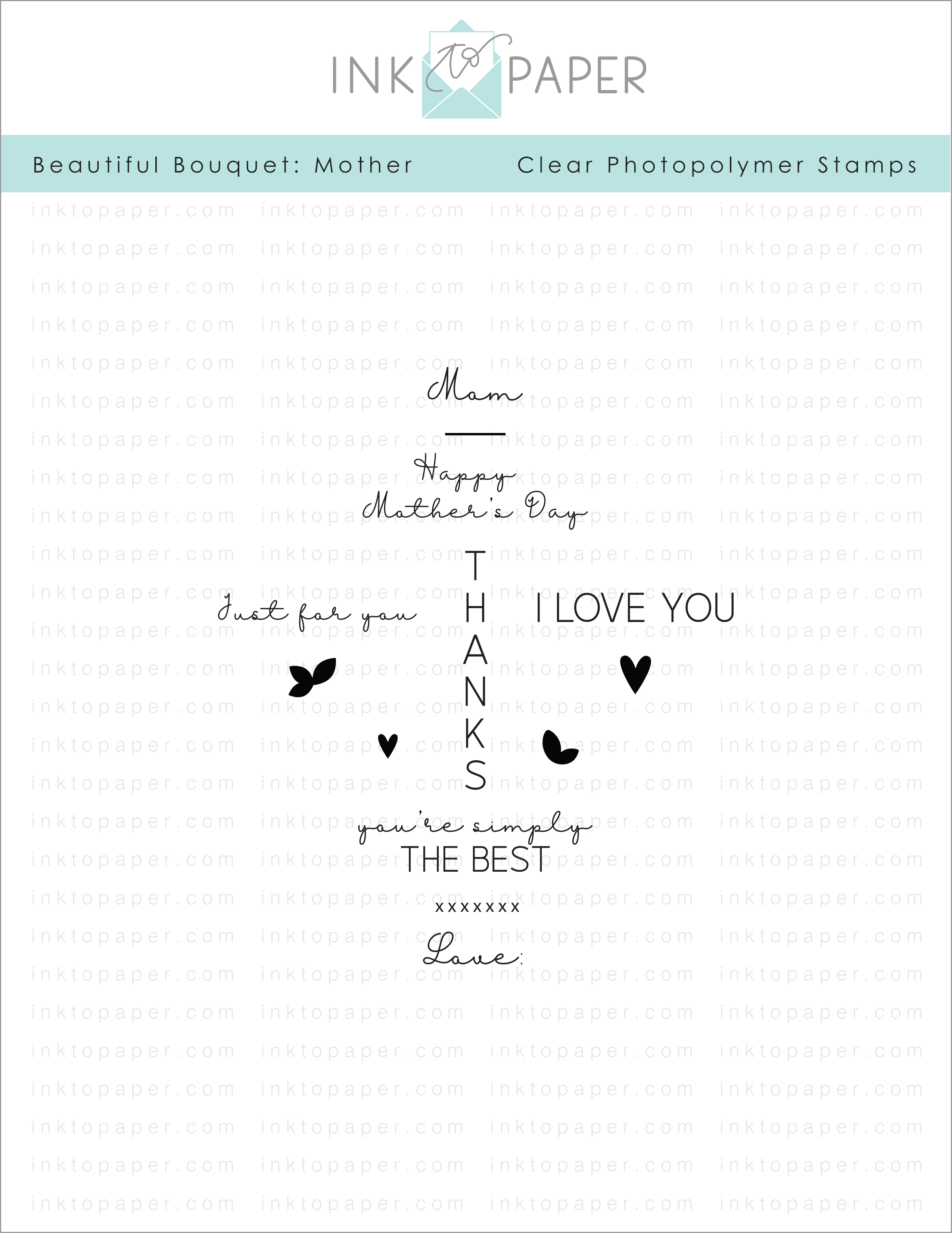 Beautiful Bouquet: Mother Mini Stamp Set