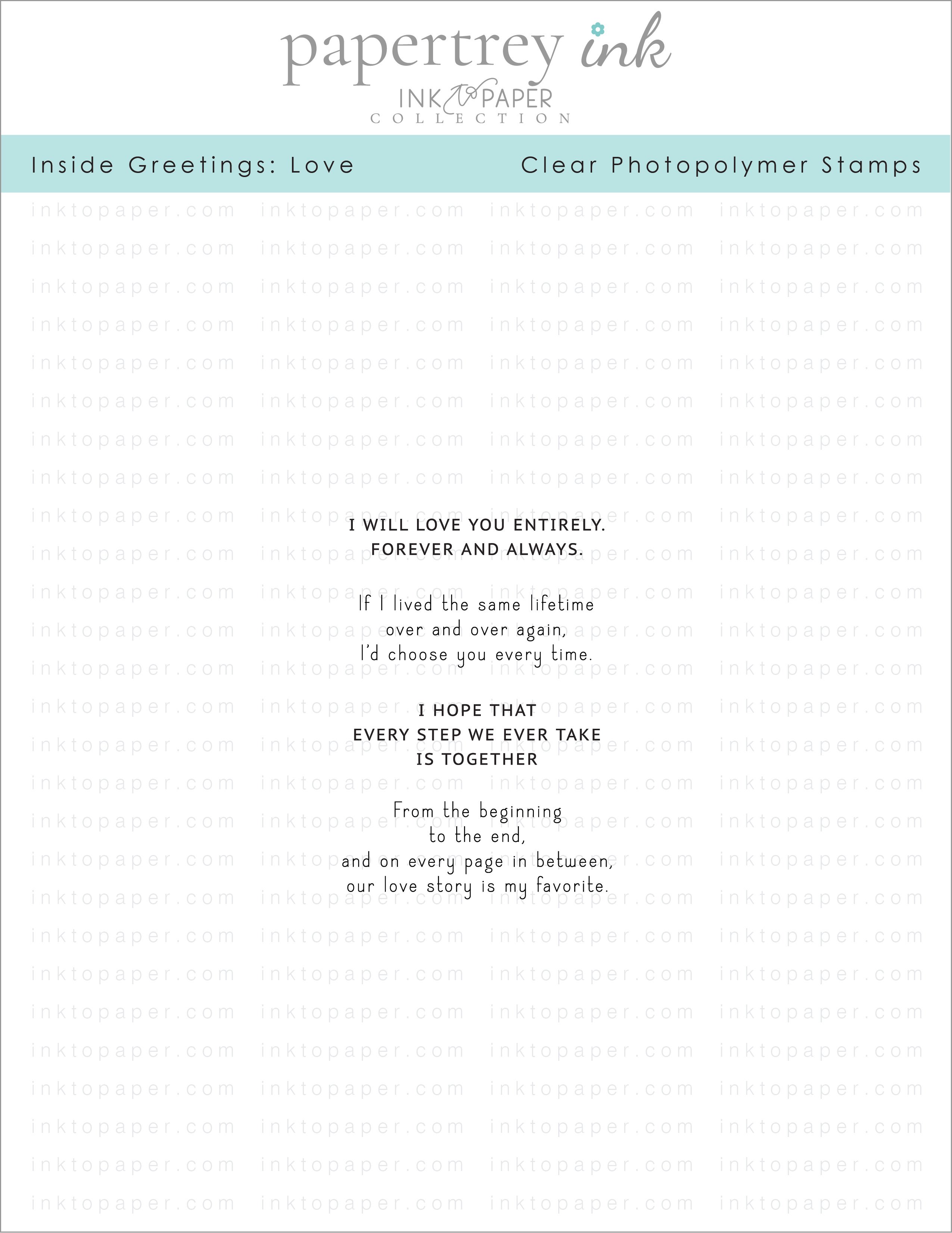 Inside Greetings: Love Mini Stamp Set