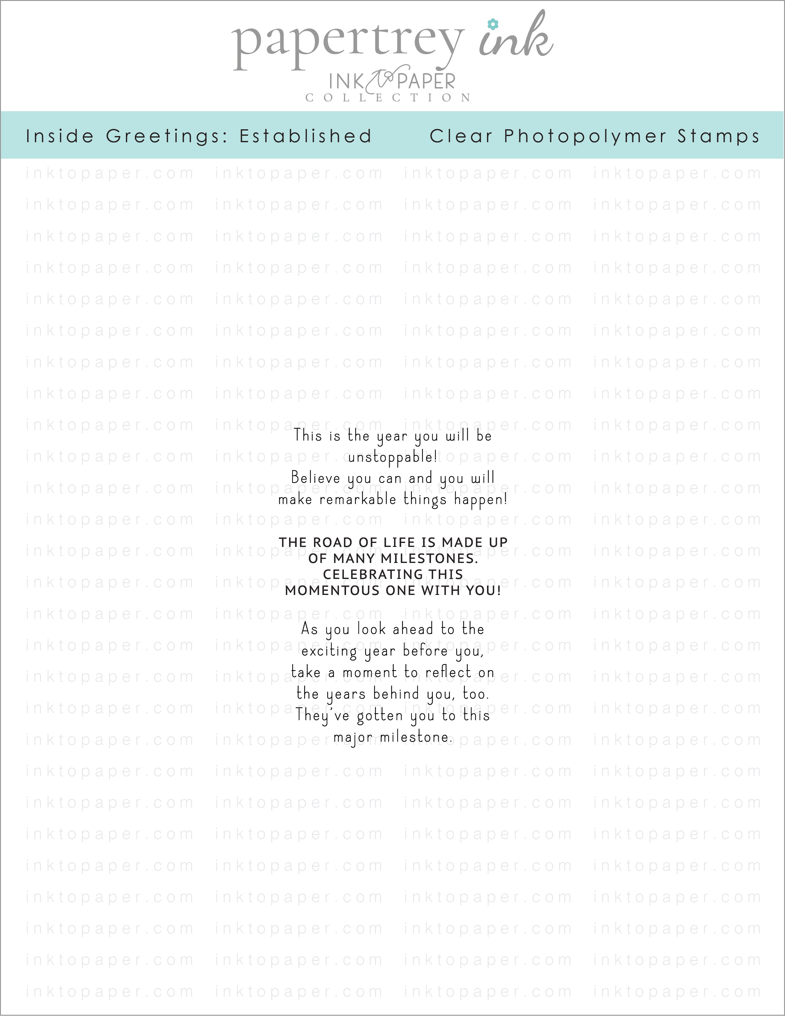 Inside Greetings: Established Mini Stamp Set