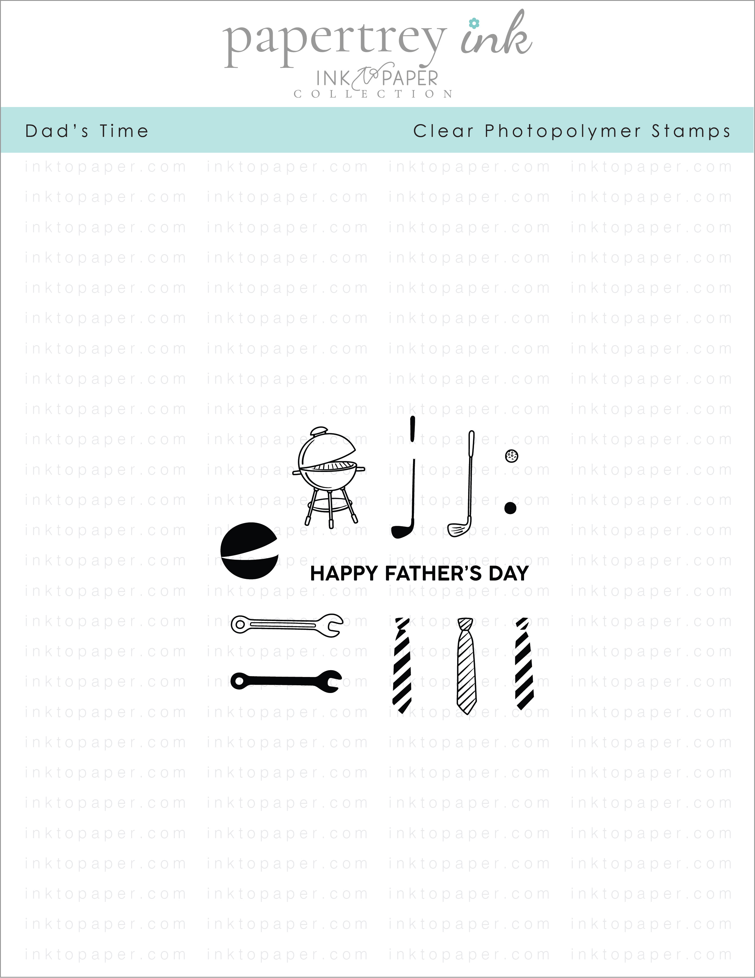 Dad's Time Mini Stamp Set