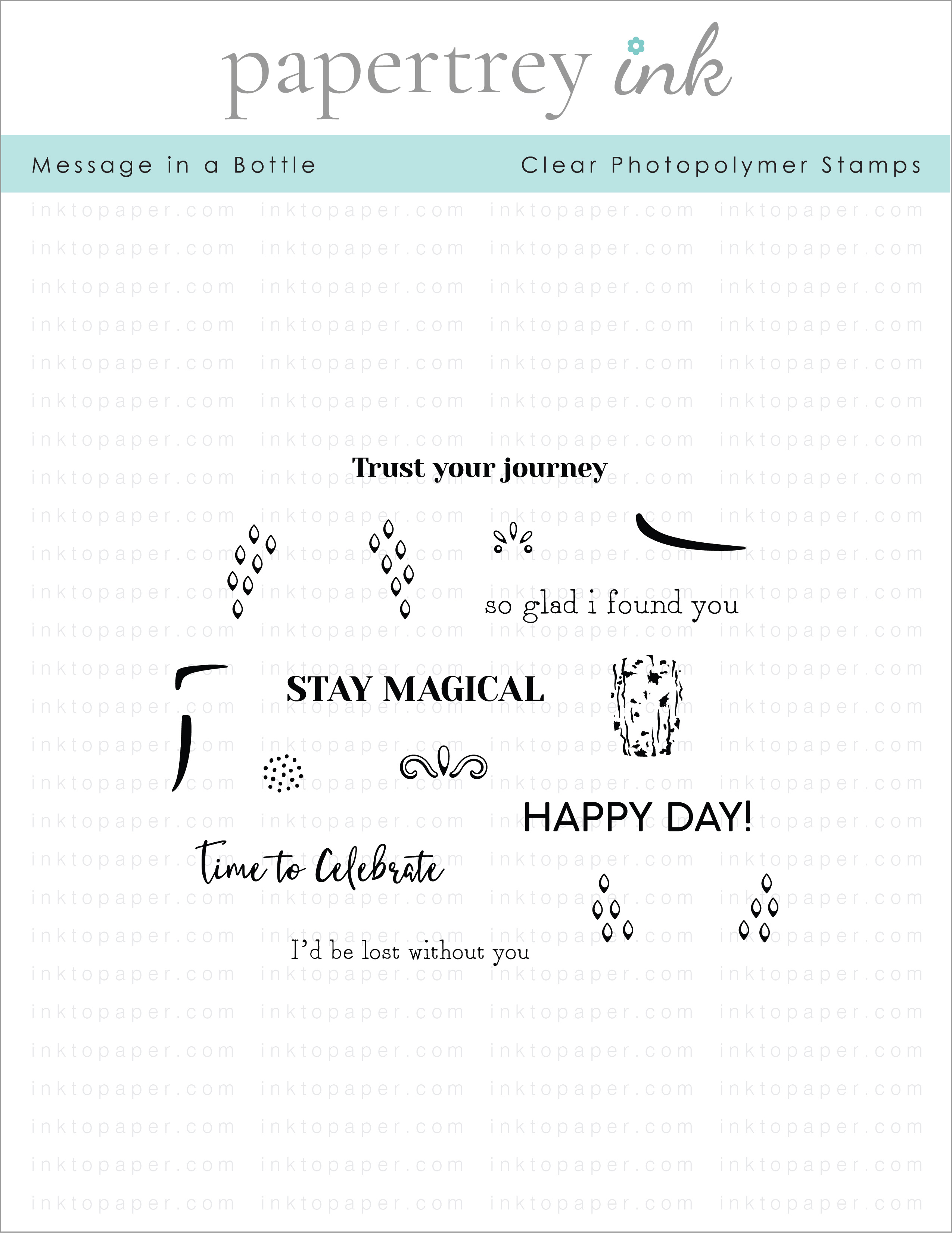 Message in a Bottle Stamp Set