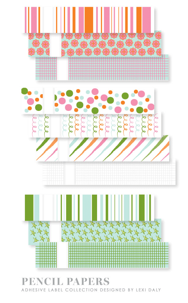 Pencil Papers Adhesive Label Pad (40 labels)