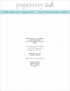 Inside Greetings: Happy Hello Mini Stamp Set