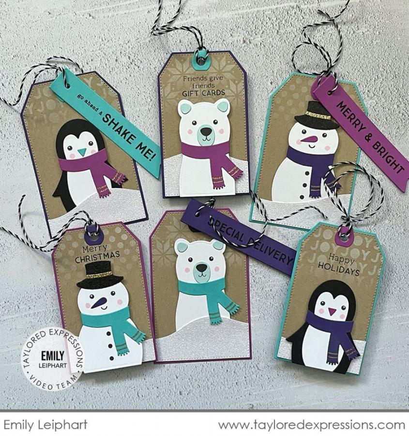 Just Sentiments: Holiday Tags Mini Stamp Set