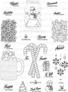 Friendship Jar Holiday Fillers Stamp Set