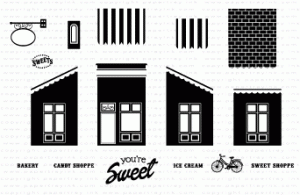 Petite Places: Sweet Shoppe Mini Stamp Set