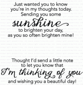 Tucked In: Thinking of You Mini Stamp Set