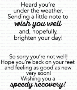 Tucked In: Get Well Mini Stamp Set