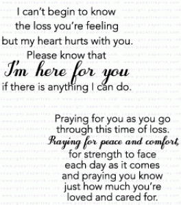 Tucked In: Sympathy Mini Stamp Set