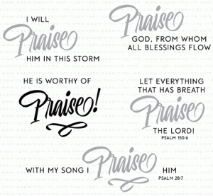 Inspired: Praise Mini Stamp Set