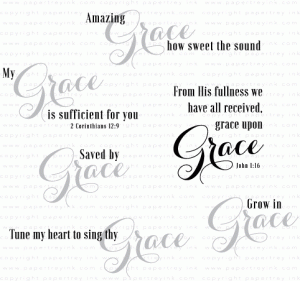 Inspired: Grace Mini Stamp Set