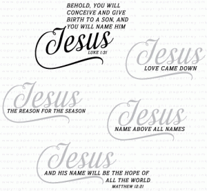 Inspired: Jesus Mini Stamp Set