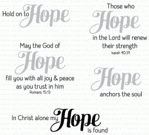 Inspired: Hope Mini Stamp Set