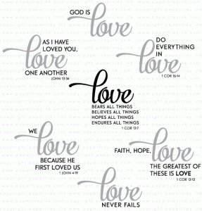 Inspired: Love Mini Stamp Set