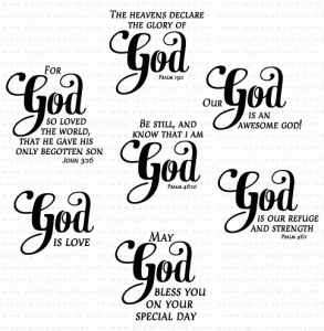 Inspired: God Mini Stamp Set