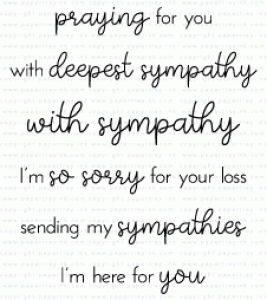 Ways to Say: With Sympathy Mini Stamp Set