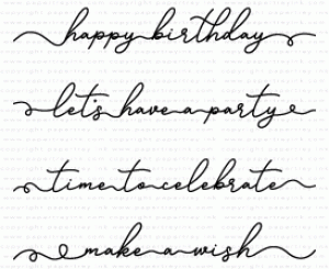 Birthday Strings Mini Stamp Set