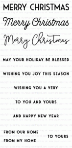 Sentiment Staples: Christmas Mini Stamp Set