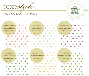 Polka Dot Parade Patterned Paper 8"X8" (36 sheets)