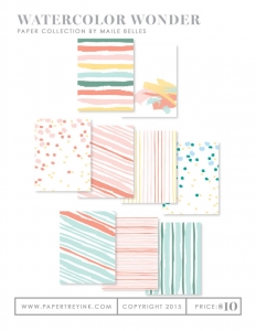 Watercolor Wonder Patterned Paper Pack (36 sheets)