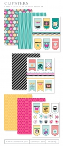 Clipsters Patterned Paper Collection (16 sheets)