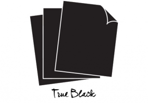 Perfect Match True Black Cardstock (12 Sheets)