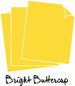 Perfect Match Bright Buttercup Cardstock (12 Sheets)