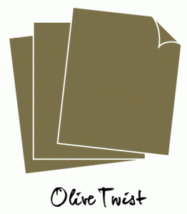 Perfect Match Olive Twist Cardstock (12 Sheets)