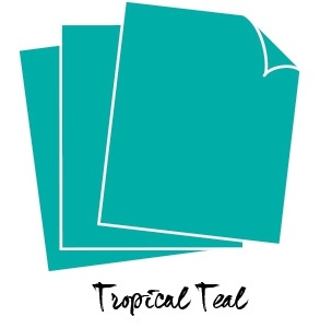 Perfect Match Tropical Teal Cardstock (50 sheets)