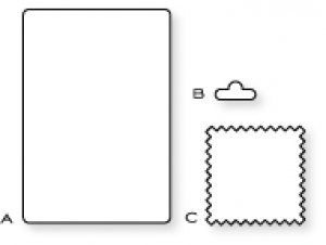 Papertrey Ink - Button Card Die Collection (set of 3)