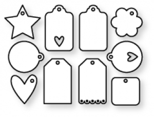 Papertrey Ink - Tiny Tags Die