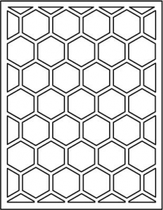 Papertrey Ink - Cover Plate: Hexagon Die