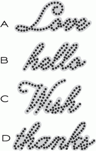 Papertrey Ink - Quick Stitch Sentiments Die Collection (set of 4)