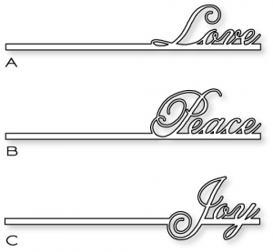 Papertrey Ink - One Liners Die Collection (set of 3)