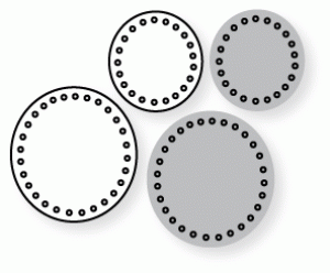 Papertrey Ink - Baby Bootie Patches Die