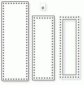 Papertrey Ink - Stitched Bookmark Collection Die