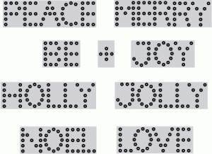 Papertrey Ink - Stitched Holiday Words Die