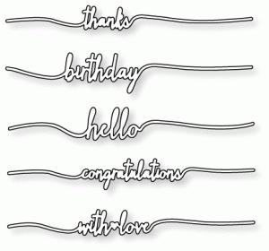 Papertrey Ink - Swoosh Die