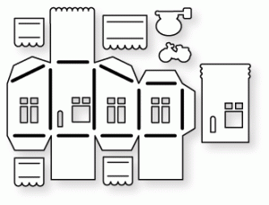 Papertrey Ink - Petite Places: Sweet Shoppe Die