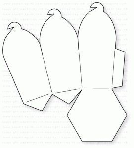 Papertrey Ink - Favor It: Cupcake Box Die