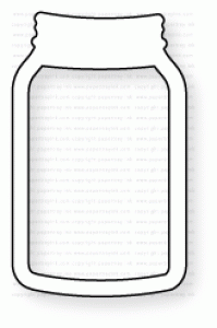 Papertrey Ink - Friendship Jar Shaker Die