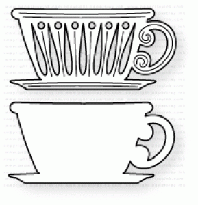 Papertrey Ink - Fancy Tea Cup Die