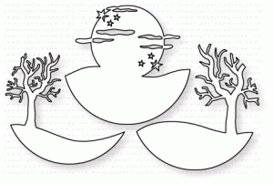 Papertrey Ink - Scene It: Hallows Eve Die