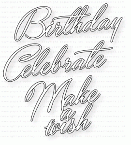 Papertrey Ink - Birthday Cheer Die