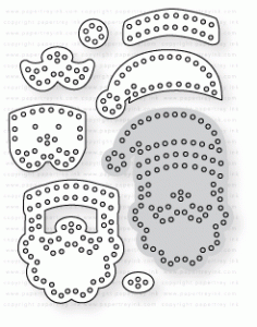 Papertrey Ink - Seasonal Stitching: Santa Die