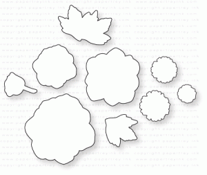 Papertrey Ink - Bold Blossoms Die