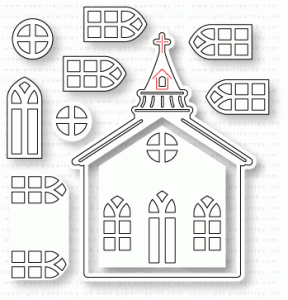 Papertrey Ink - Tiny Town: Church Die